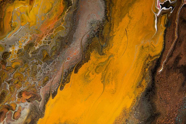 금가루를 첨가 한 갈색 페인트 — 스톡 사진