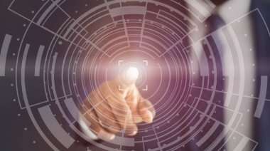 Sanal Dokunmatik Ekran, Panorama, Kırpılmış Ekranda Tanımlanamayan Adam Parmak İzi Taraması