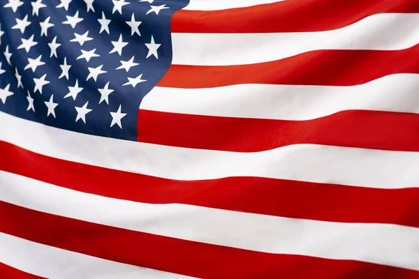 Primer plano del fondo de la bandera estadounidense, elecciones en Estados Unidos —  Fotos de Stock