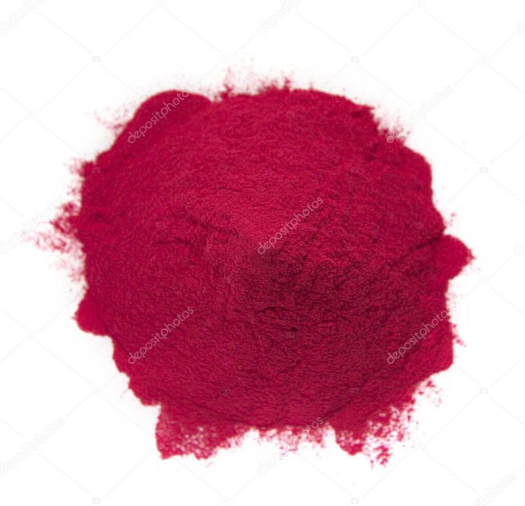 Red heap powder food coloring for Holy