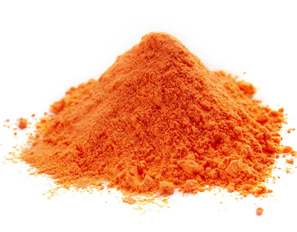 Hindistan renk festivali için turuncu boya. — Stok fotoğraf