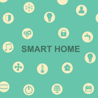 Akıllı ev konsepti. Otomasyon konsepti. Akıllı sistemler