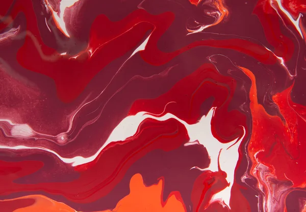 Abstrakt konstverk, Trendig tapet. Rött och vitt — Stockfoto