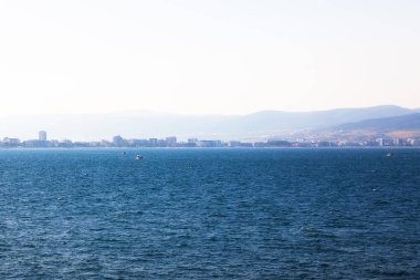 Karadeniz, gün batımı, Nessebar, Bulgaristan