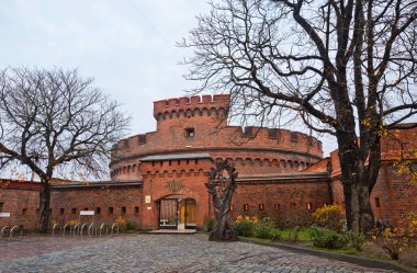 Kaliningrad Amber Müzesi sonbahar sabahı