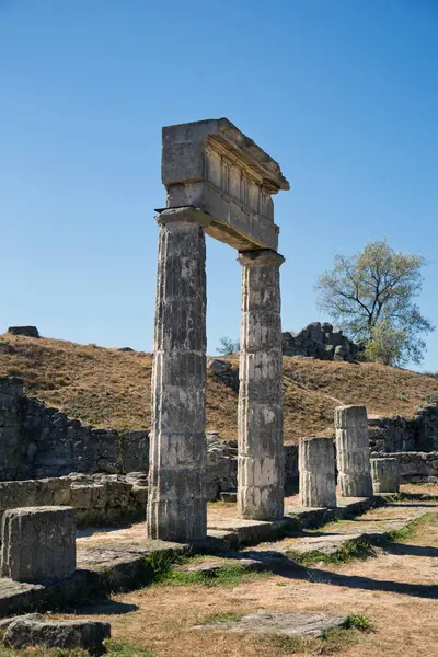 Antiguas ruinas Pantekapeya en el Monte Mitrídates — Foto de Stock