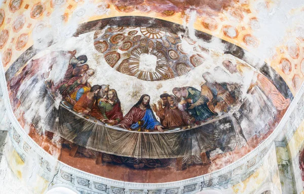 Invändig målning av St. Georges kyrka i Yuryev-Polsky — Stockfoto