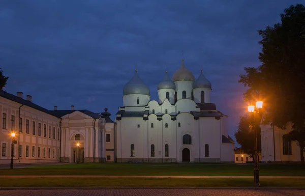 Агия София - главный православный храм Великого Новгорода — стоковое фото