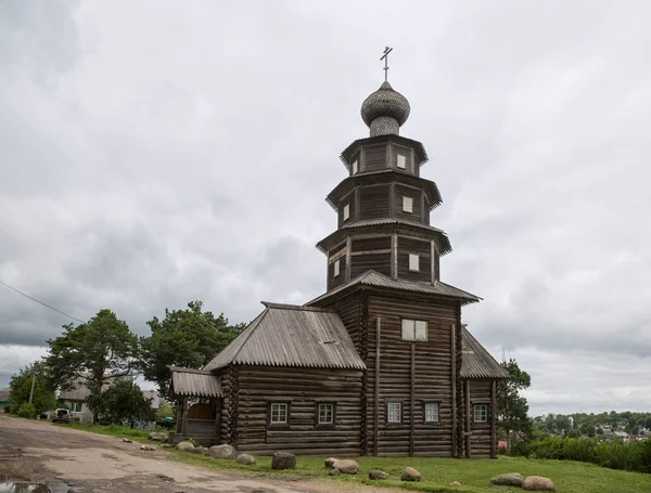 Torzhok 하나님의 어머니의 티흐빈 아이콘의 교회 — 스톡 사진