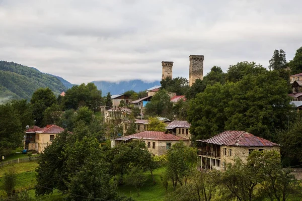 SVAN strażnic w Gruzji — Zdjęcie stockowe