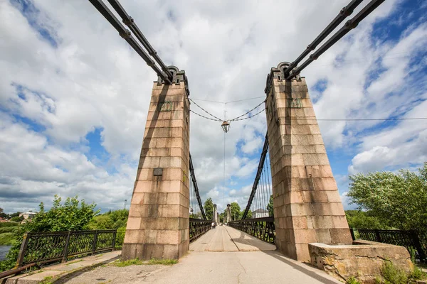 Ponte delle Catene Unico nella Città dell'Isola — Foto Stock