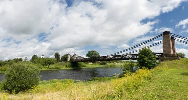 Ponte delle Catene Unico nella Città dell'Isola — Foto Stock