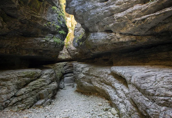 Salzschlucht - ein einzigartiges Naturphänomen in Dagestan — Stockfoto