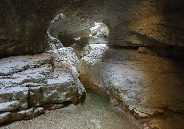 Salzschlucht - ein einzigartiges Naturphänomen in Dagestan — Stockfoto