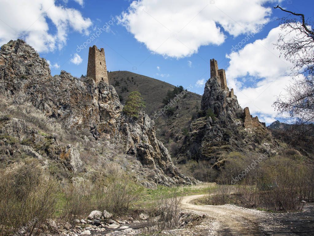 Tower complexes of the Dzheyrakhsky gorge of Ingushetia in the s