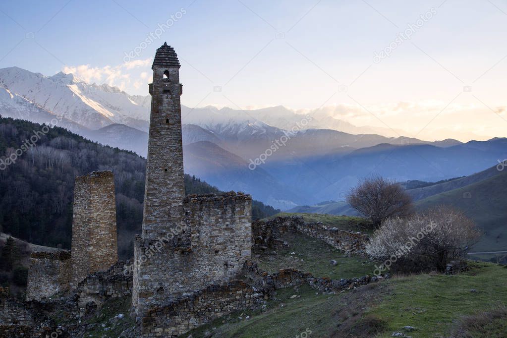 Tower complexes of the Dzheyrakhsky gorge of Ingushetia in the s