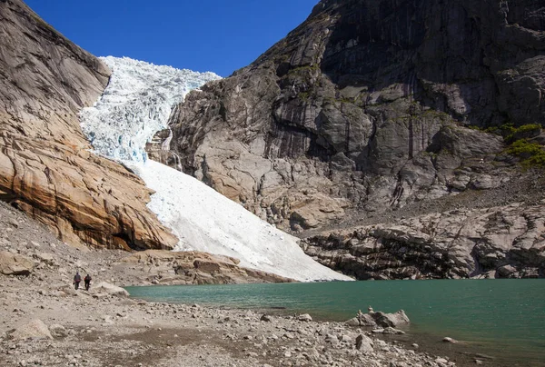 Brixdalsbreen - Norway's most popular glacier in summer — 스톡 사진