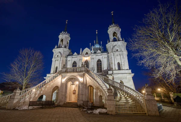 Iglesia Vladimir Icono Madre Dios Finca Bykovo Febrero — Foto de Stock