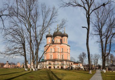 Donskoy Manastırı 'nın Büyük Katedrali ve Moskova' daki toprakları