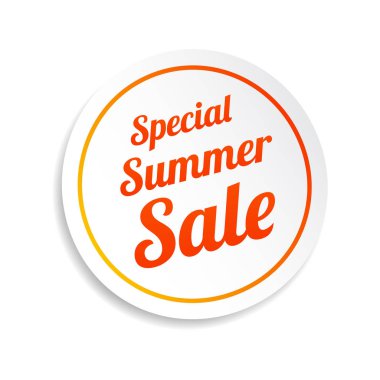 Özel yaz Satılık etiket