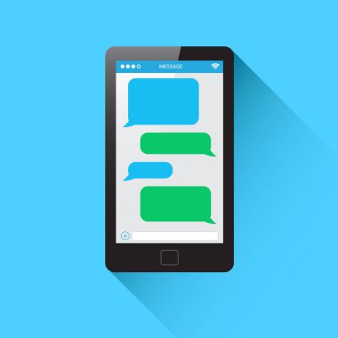 İleti telefon şablonu