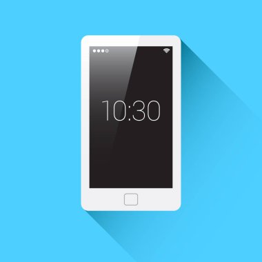 Telefon düz vektör