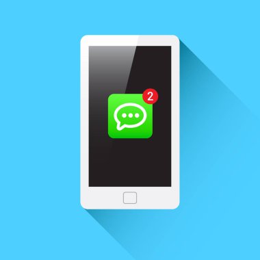 Telefon İleti Bildirimi Simgesi