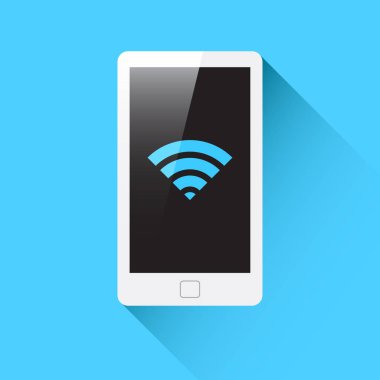 Telefon kablosuz simgesi