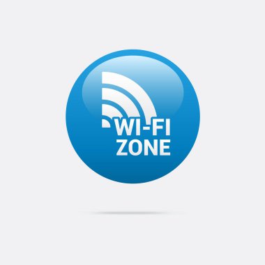 Wi-fi bölge cam kutsal kişilerin resmi