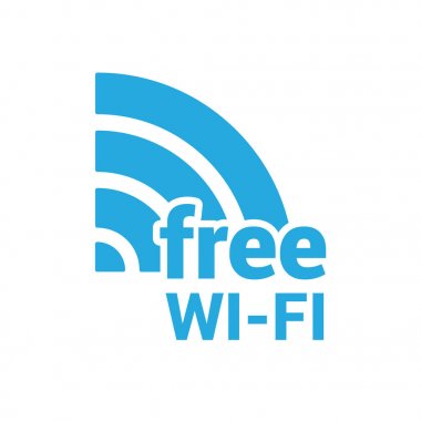 Ücretsiz wi-fi simgesi