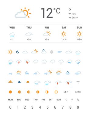 Hava hattı renk simgeleri
