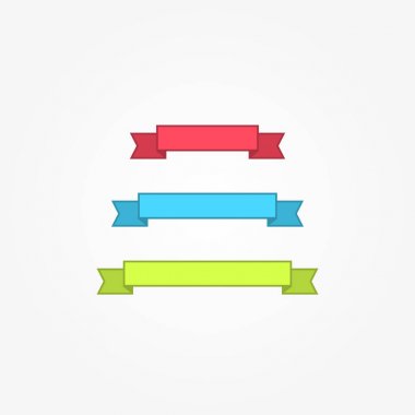 Düz şeritler afiş