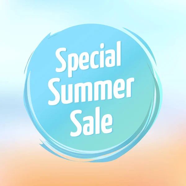 Special Summer Sale Label — Stock Vector
