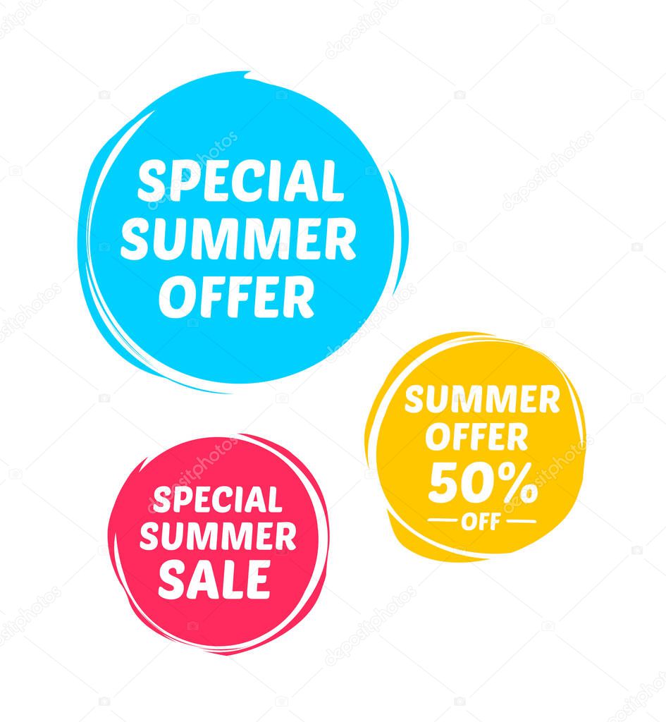 Special Summer Offer & Sale Marks