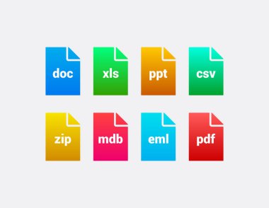 İş dosyası simgeleri