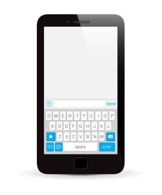 Telefon vektör klavye