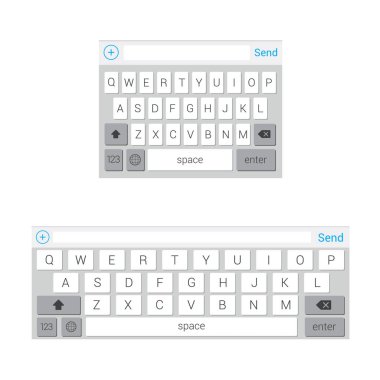 Telefon vektör klavye