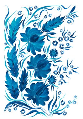 stilize dekoratif çiçek