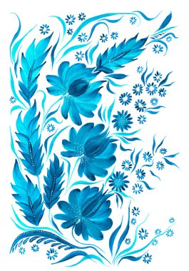 stilize dekoratif çiçek