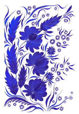 stilize dekoratif çiçek