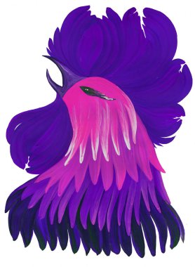 boyalı, dekoratif, horoz,