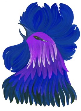 boyalı, dekoratif, horoz,