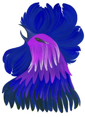 boyalı, dekoratif, horoz,