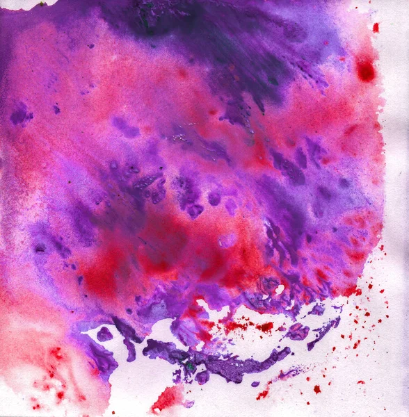 Beautiful bright watercolor background on paper — Stock Photo, Image