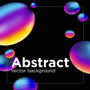 Soyut sıvı şekil. Sıvı tasarımı.