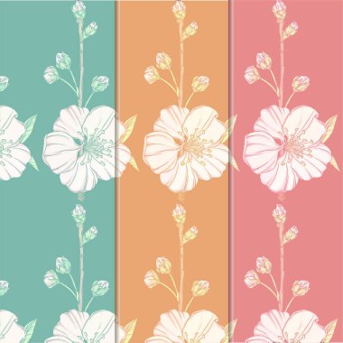 bahar çiçekleriyle birlikte çiçek arkaplanı