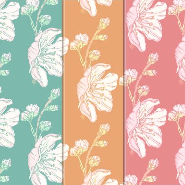 bahar çiçekleriyle birlikte çiçek arkaplanı