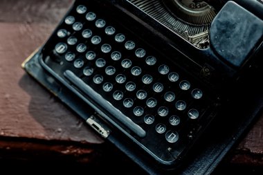 Vintage siyah daktilo