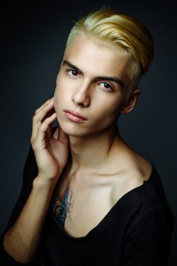 Yakışıklı Sarışın Adam.