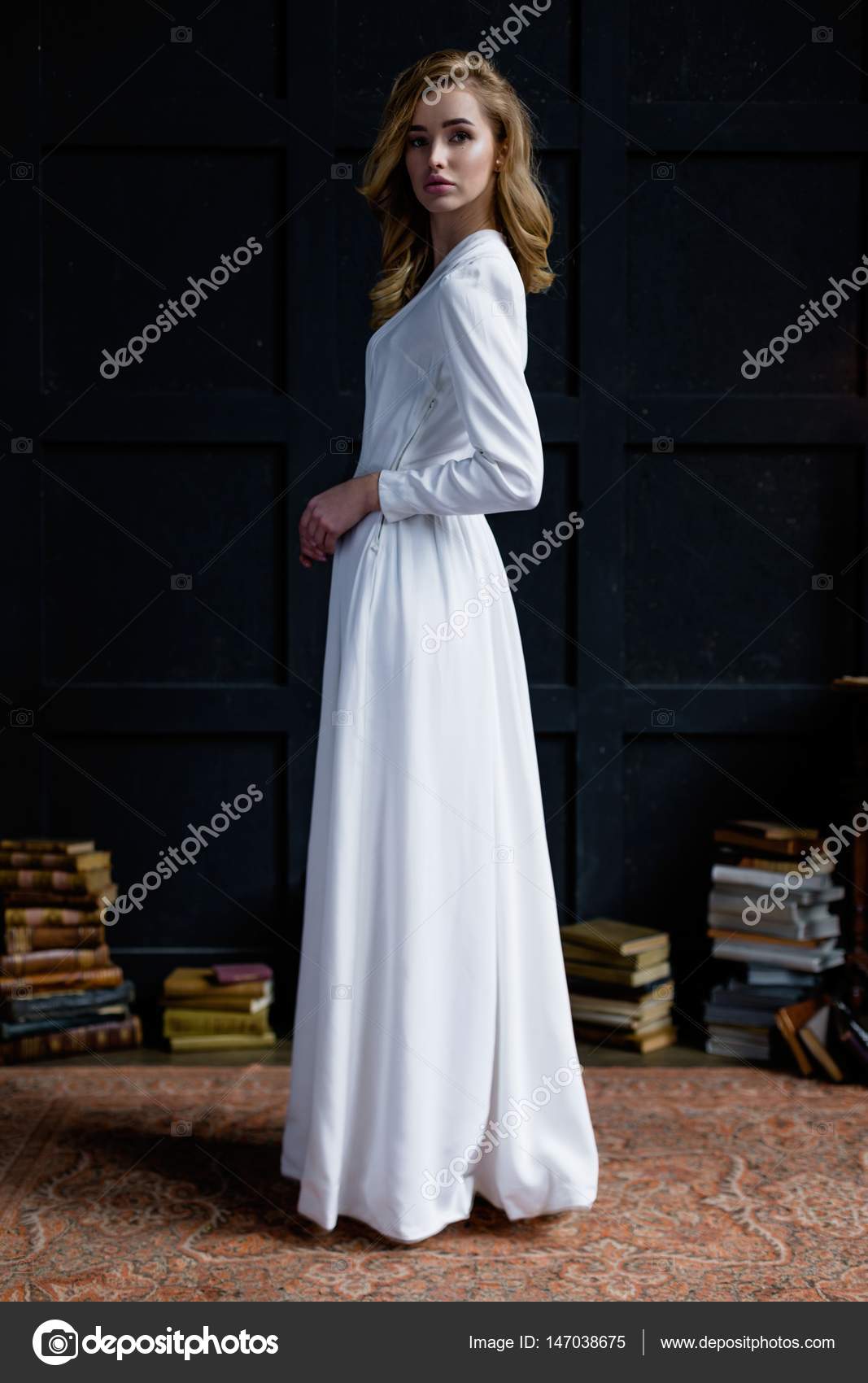 Witte lange jurk hotsell